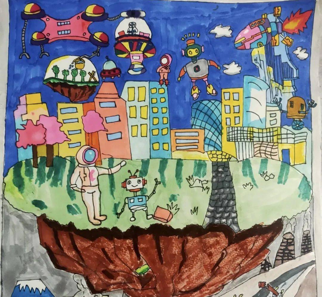 未来科技生活，三年级学生的想象与展望